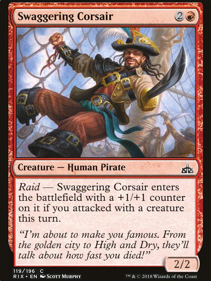 Swaggering Corsair (Rivals of Ixalan) 1