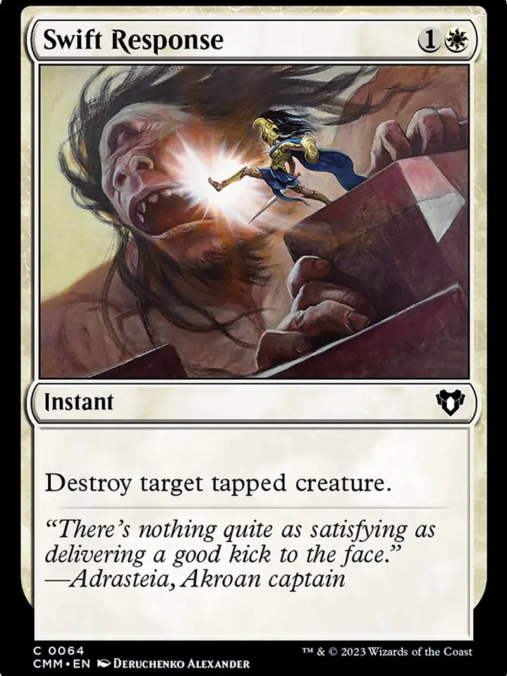 Swift Response (Commander Masters) 1