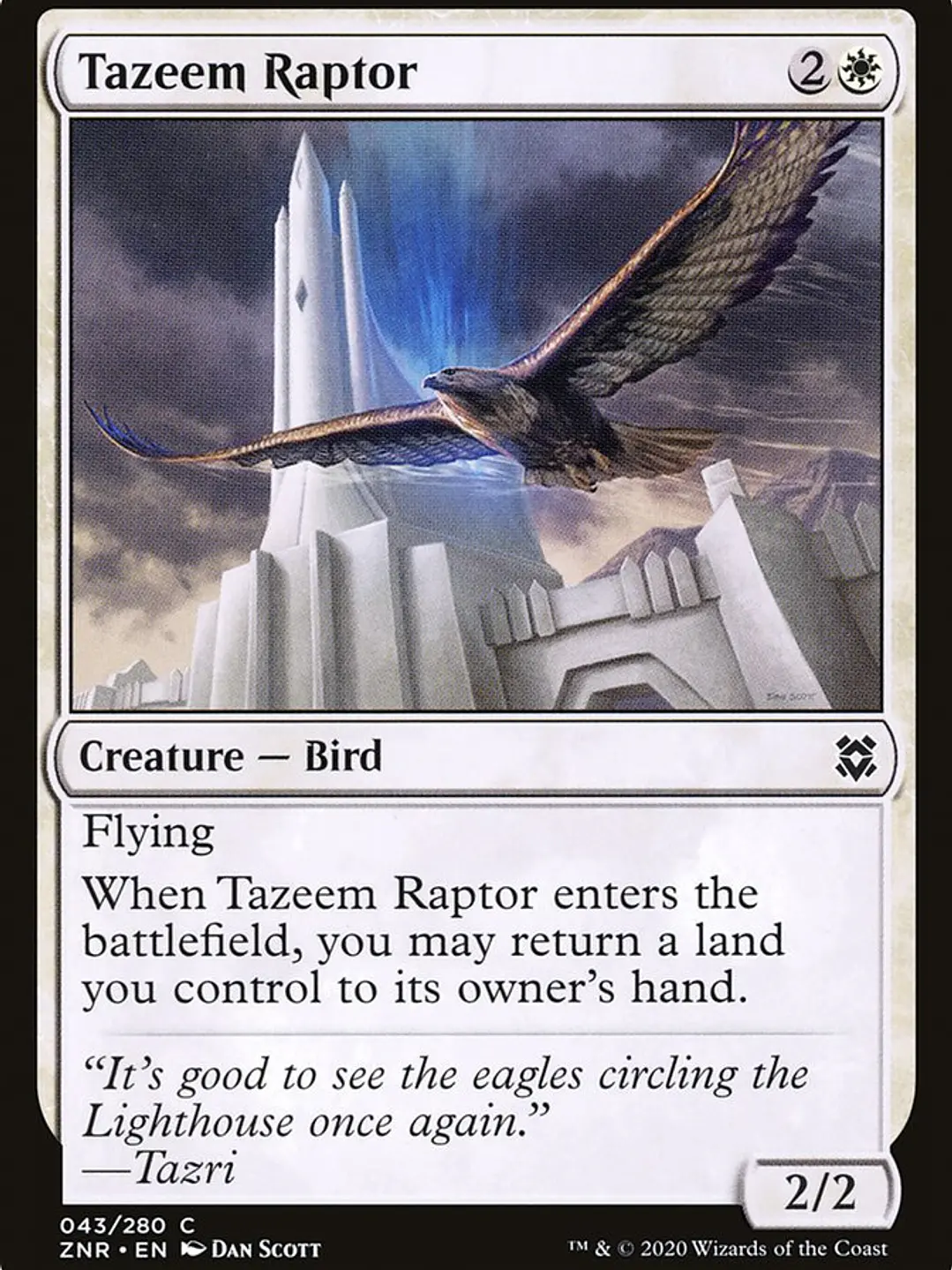 Tazeem Raptor (Zendikar Rising) 1