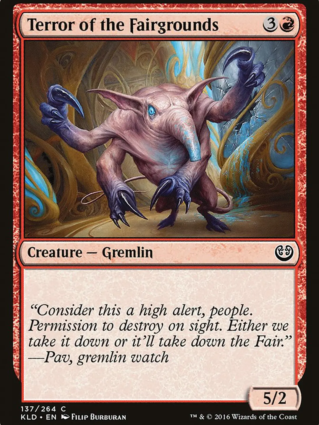 Terror of the Fairgrounds (Kaladesh) 1