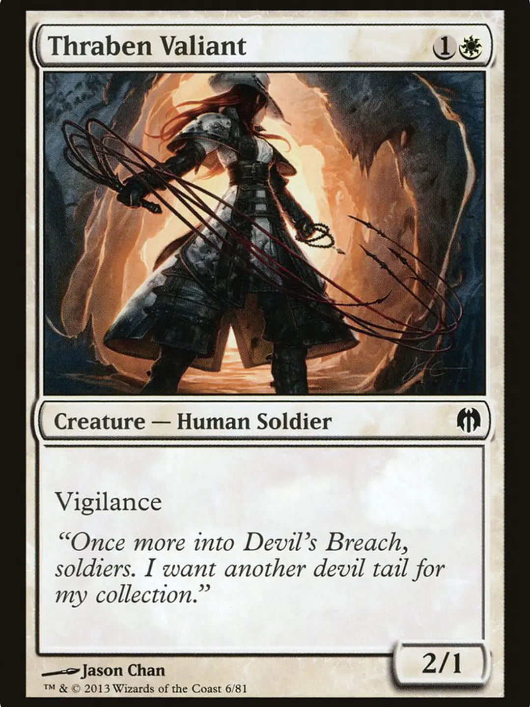 Thraben Valiant (Duel Decks: Heroes vs. Monsters) 1
