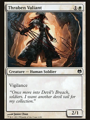Thraben Valiant (Duel Decks: Heroes vs. Monsters)