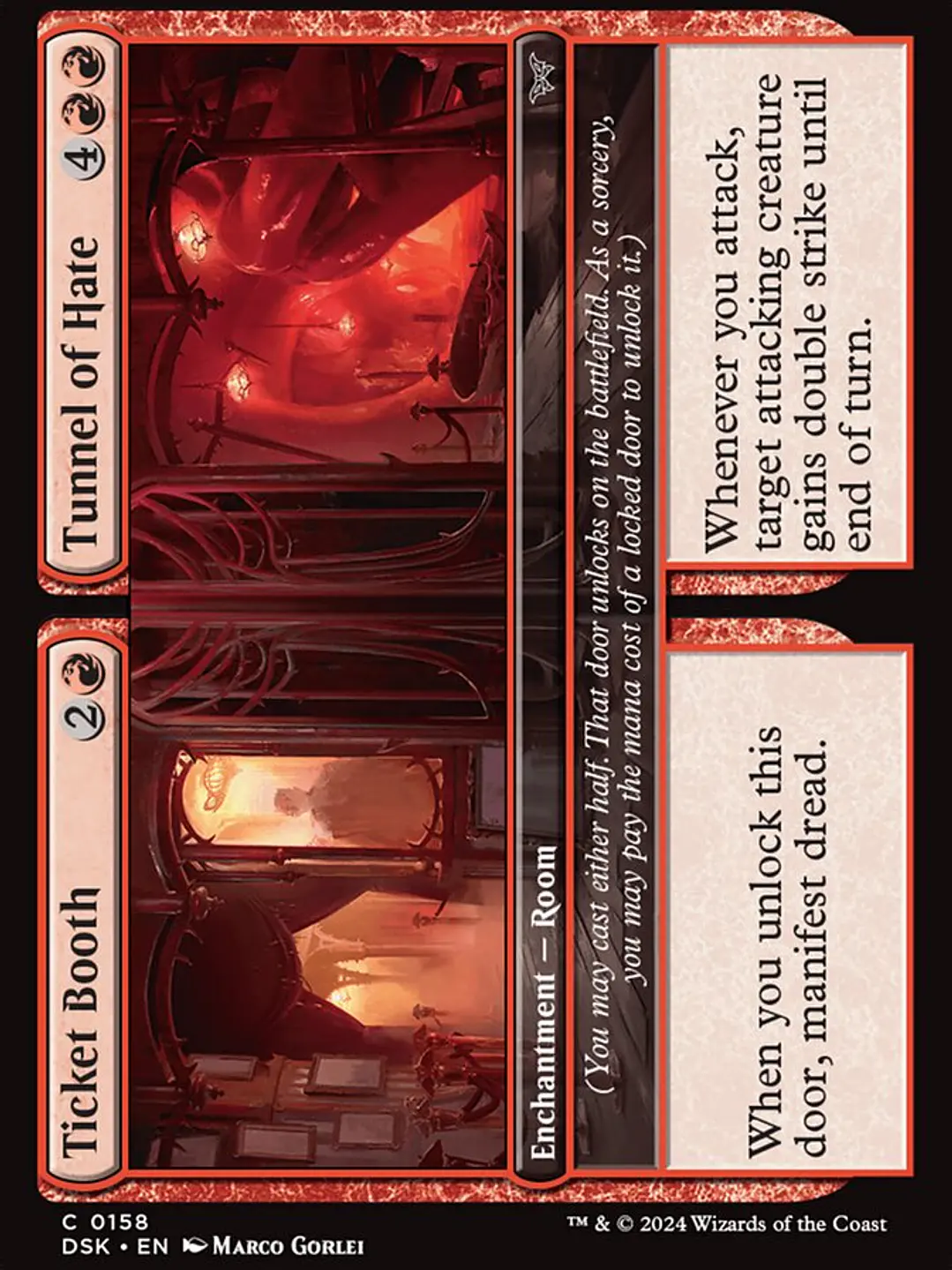 Ticket Booth // Tunnel of Hate (Duskmourn: House of Horror) 1