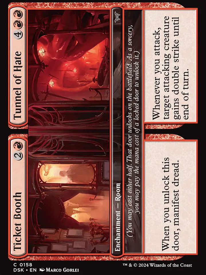 Ticket Booth // Tunnel of Hate (Duskmourn: House of Horror) 1