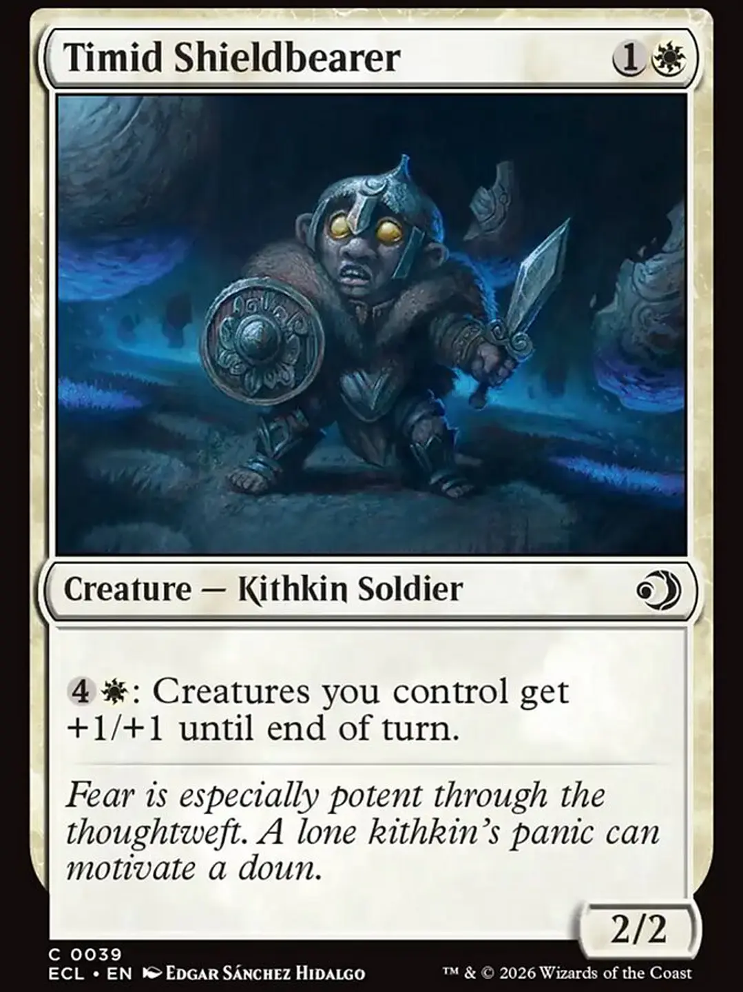 Timid Shieldbearer (Lorwyn Eclipsed) 1