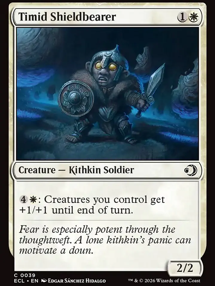 Timid Shieldbearer (Lorwyn Eclipsed) 1