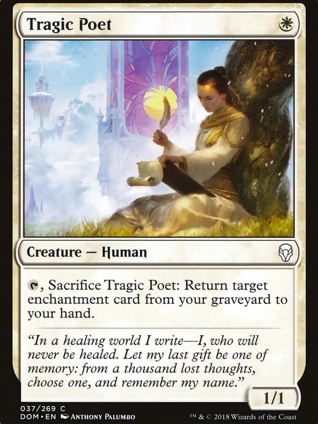 Tragic Poet (Dominaria) 1