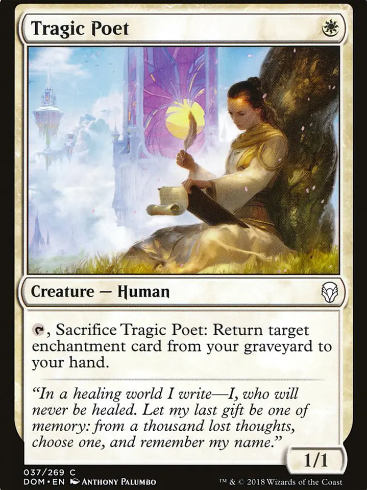 Tragic Poet (Dominaria) 1