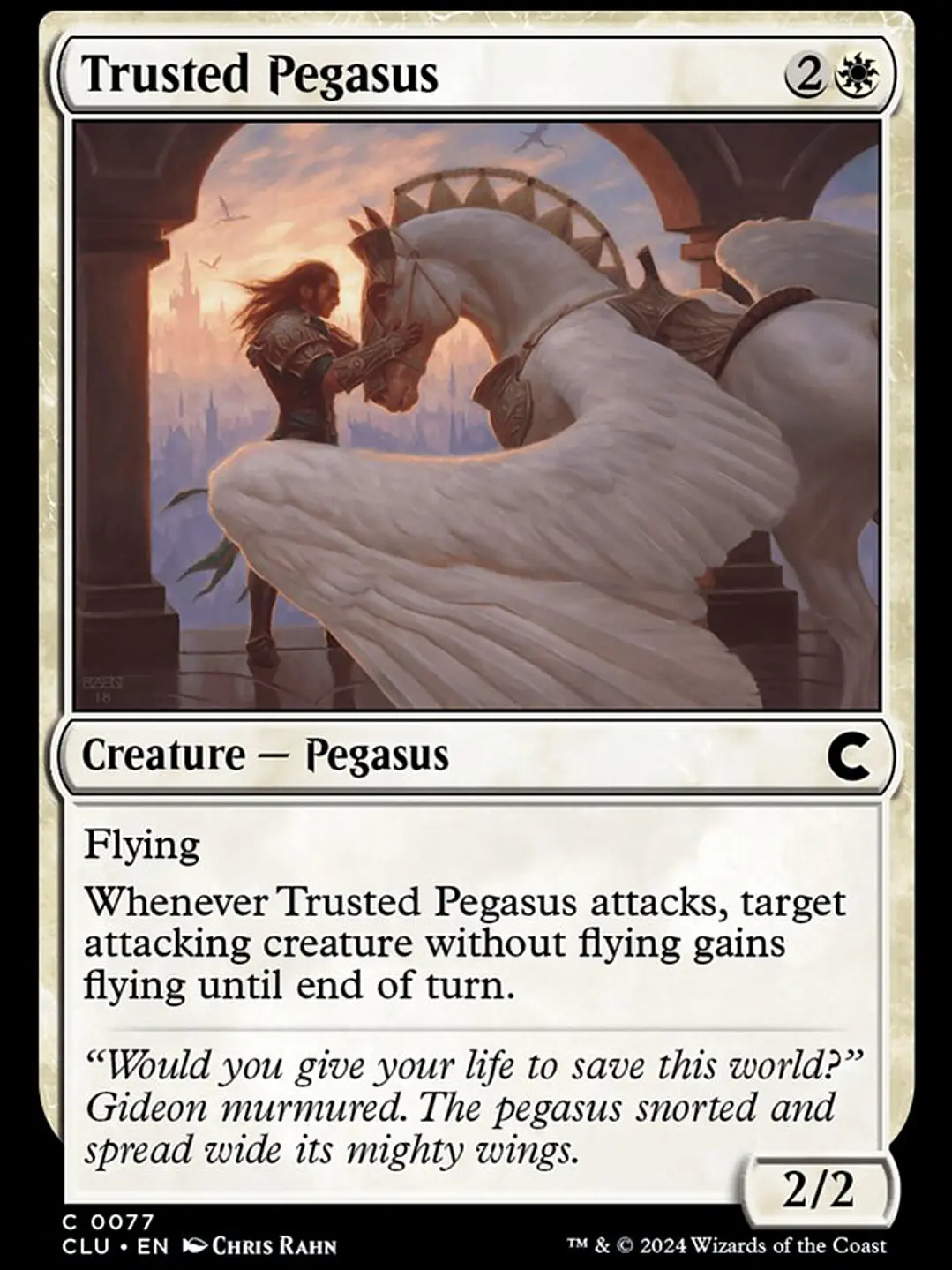 Trusted Pegasus (Ravnica: Clue Edition) 1