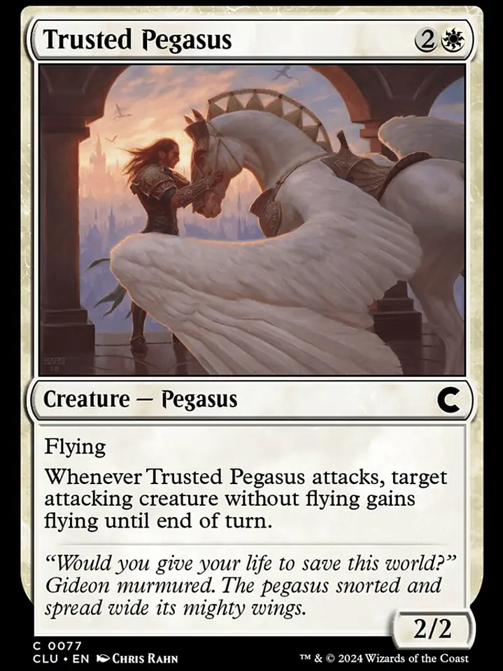 Trusted Pegasus (Ravnica: Clue Edition) 1