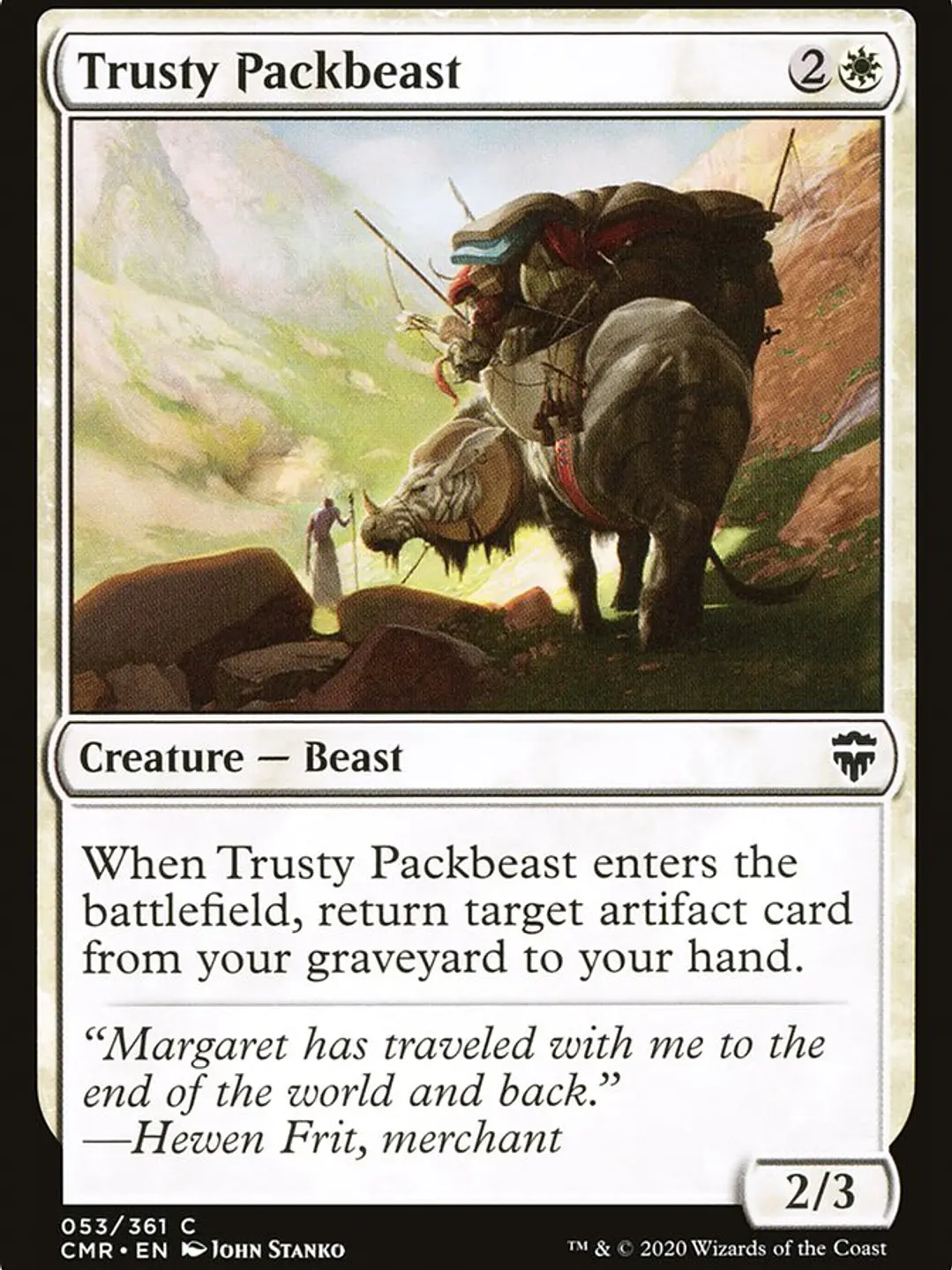Trusty Packbeast (Commander Legends) 1
