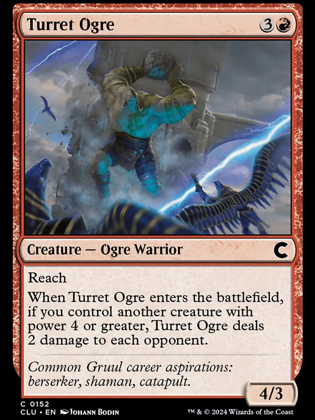 Turret Ogre (Ravnica: Clue Edition) 1