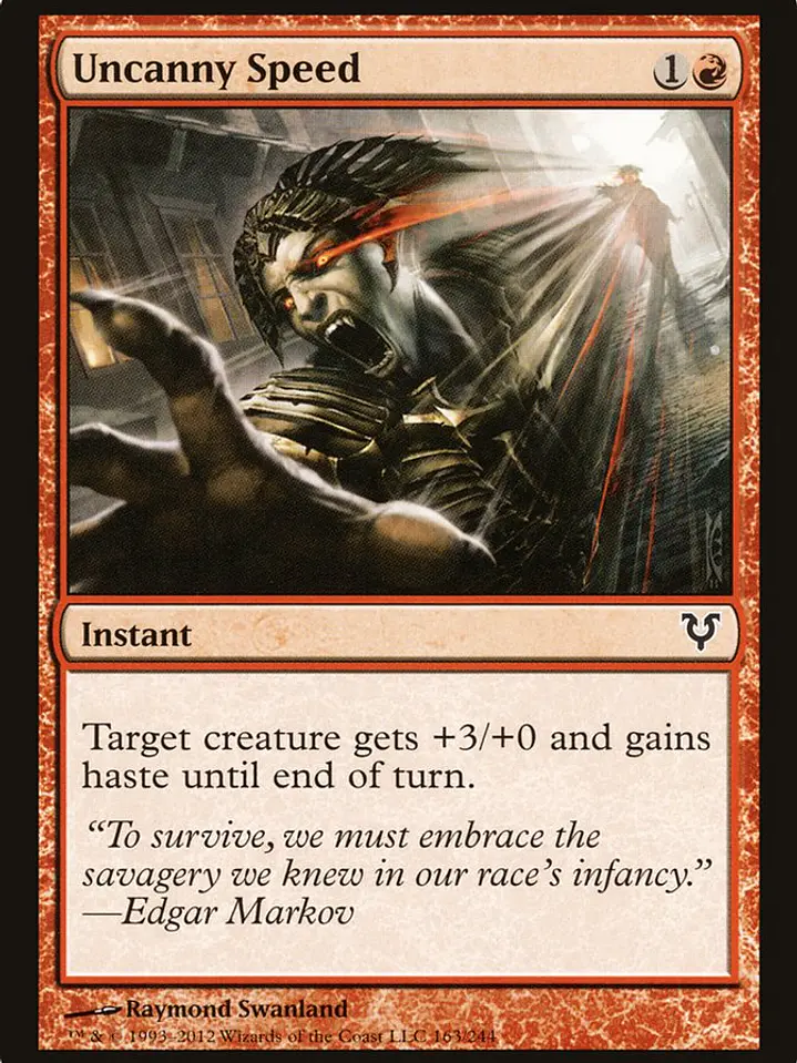 Uncanny Speed (Avacyn Restored) 1