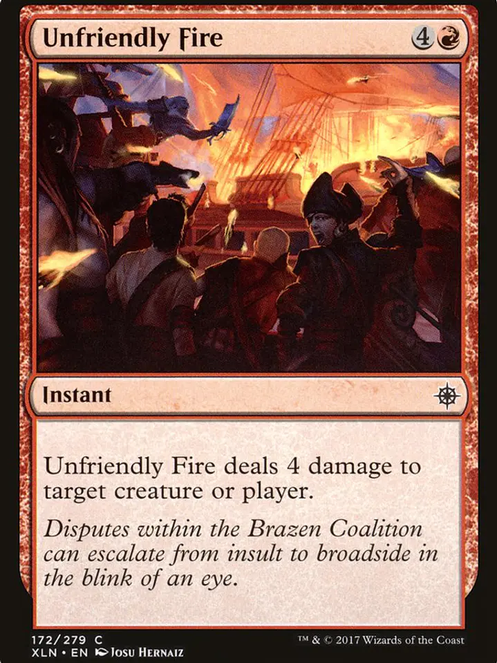Unfriendly Fire (Ixalan) 1