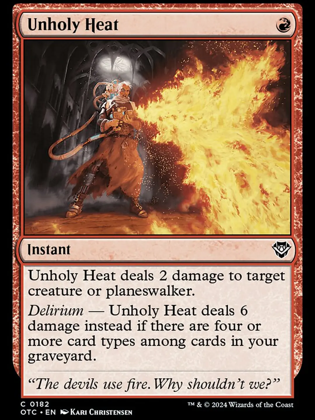 Unholy Heat (Outlaws of Thunder Junction Commander) 1