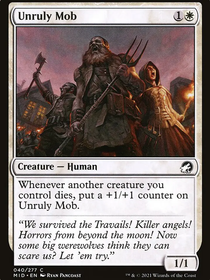 Unruly Mob (Innistrad: Midnight Hunt) 1