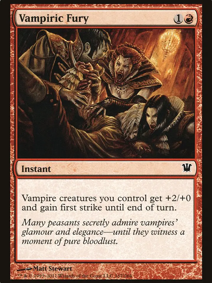 Vampiric Fury (Innistrad) 1