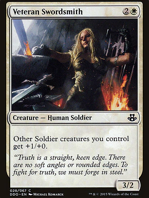 Veteran Swordsmith (Duel Decks: Elspeth vs. Kiora)