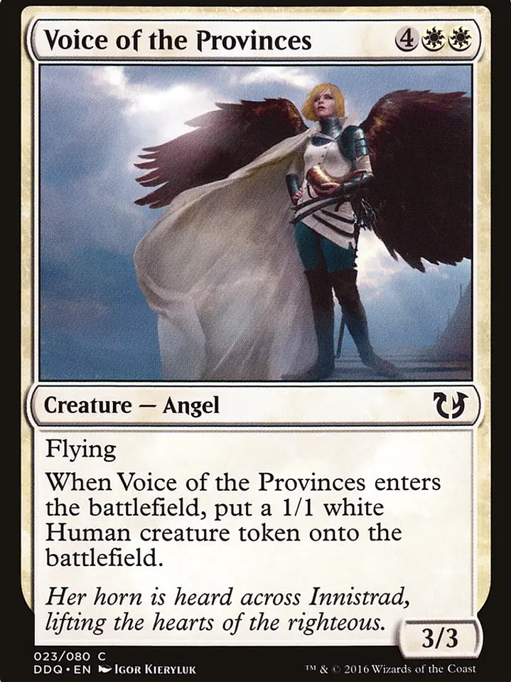 Voice of the Provinces (Duel Decks: Blessed vs. Cursed) 1