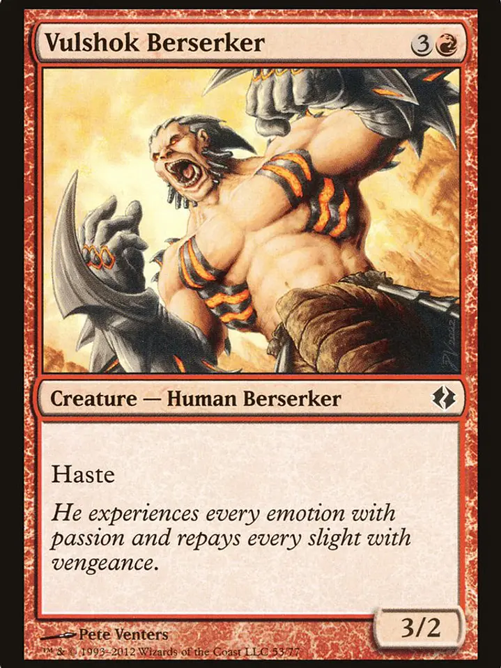 Vulshok Berserker (Duel Decks: Venser vs. Koth) 1