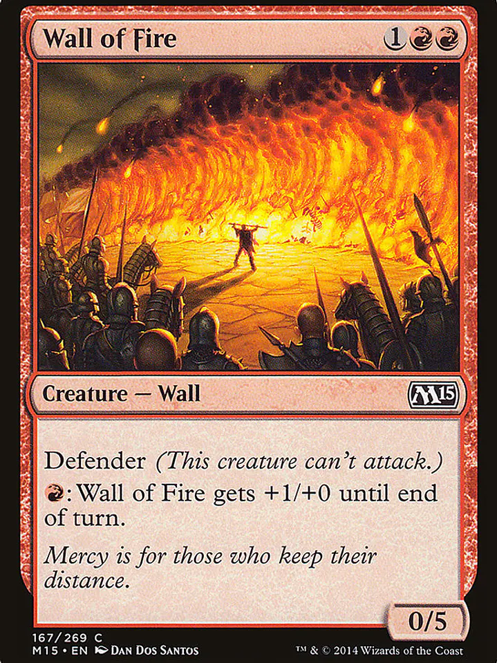 Wall of Fire (Magic 2015) 1