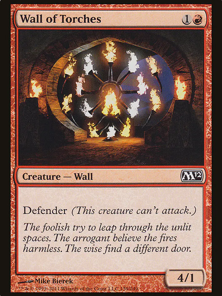 Wall of Torches (Magic 2012) 1