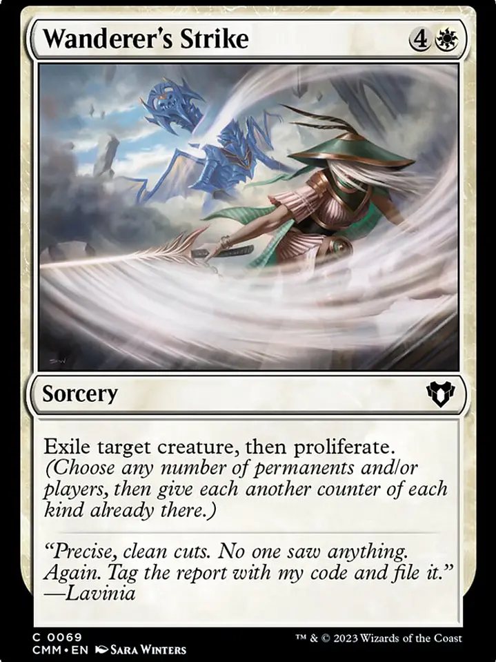 Wanderer's Strike (Commander Masters) 1