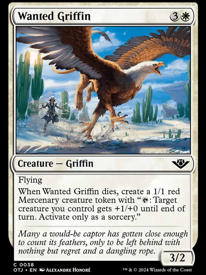 Wanted Griffin (Outlaws of Thunder Junction) 1