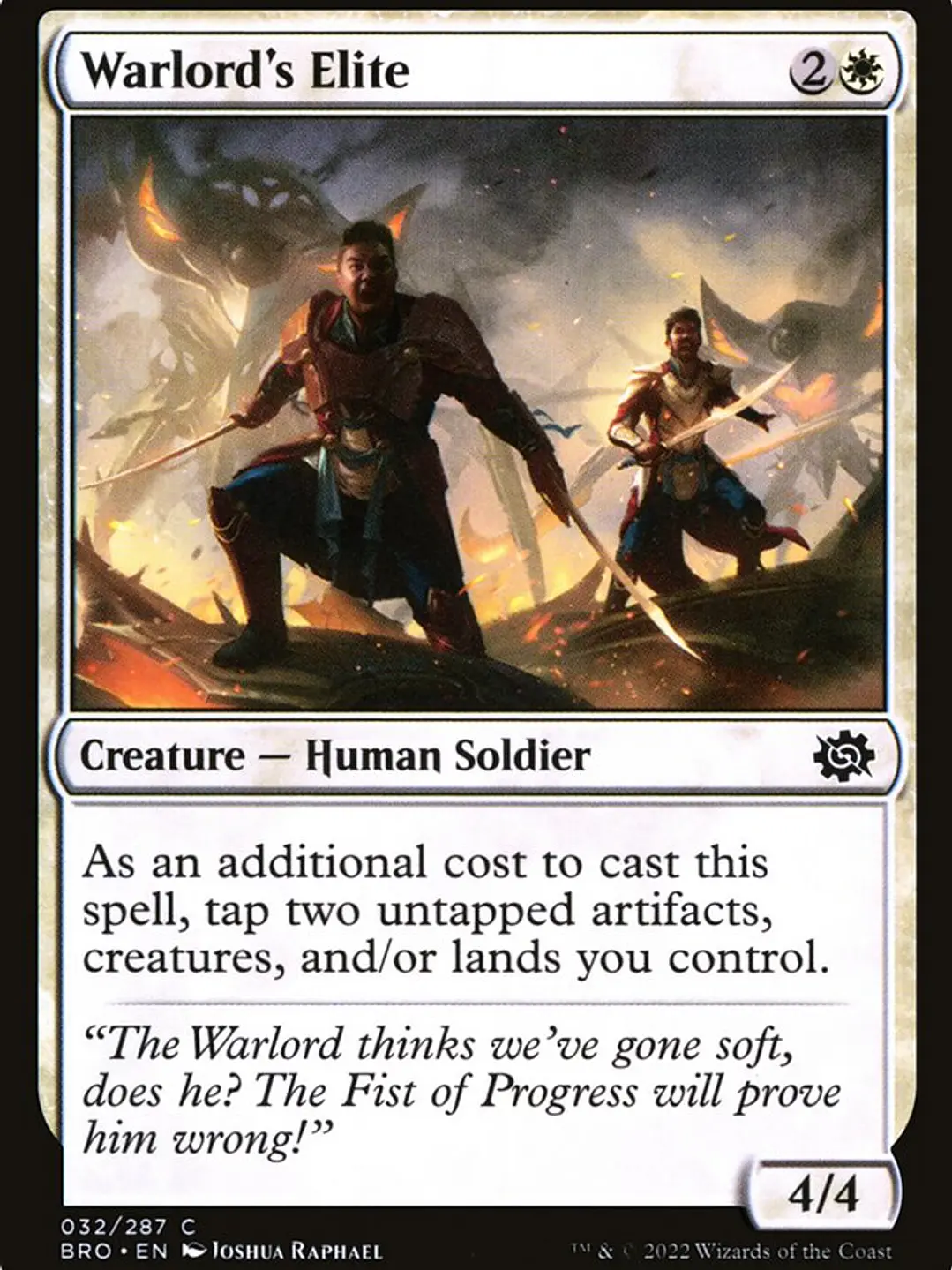 Warlord's Elite (The Brothers' War) 1