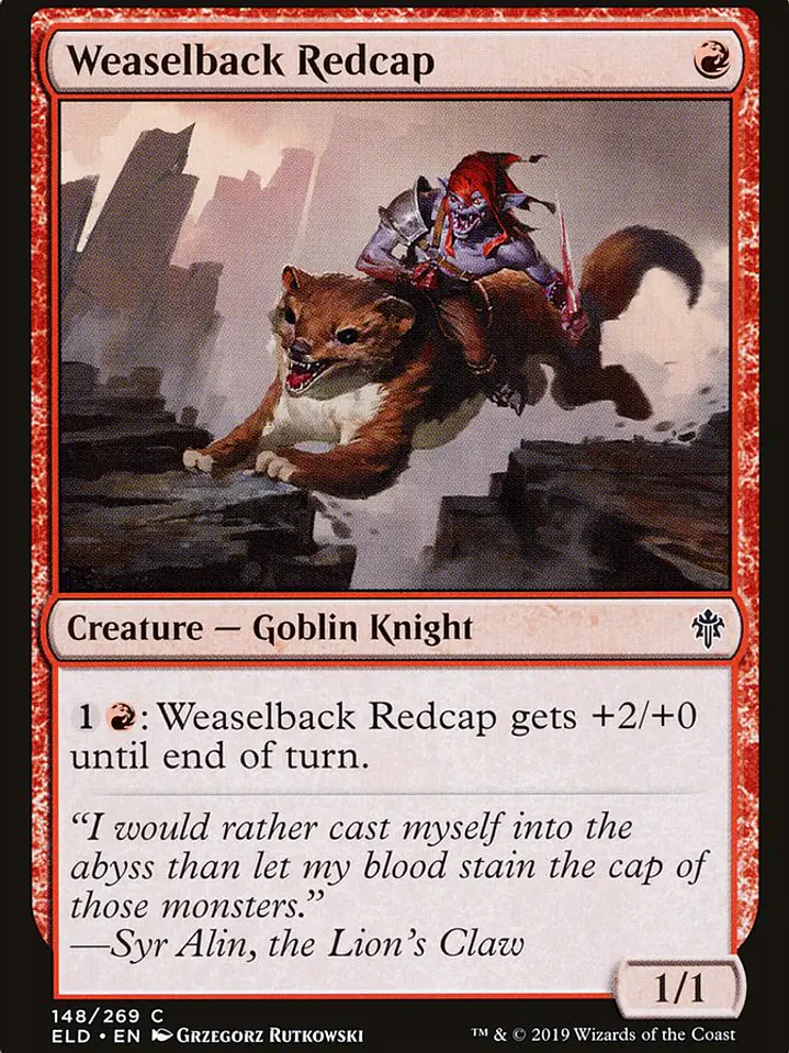 Weaselback Redcap (Throne of Eldraine) 1