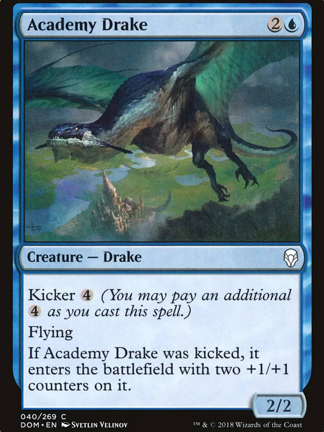Academy Drake (Dominaria) 1