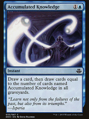 Accumulated Knowledge (Duel Decks: Elspeth vs. Kiora)