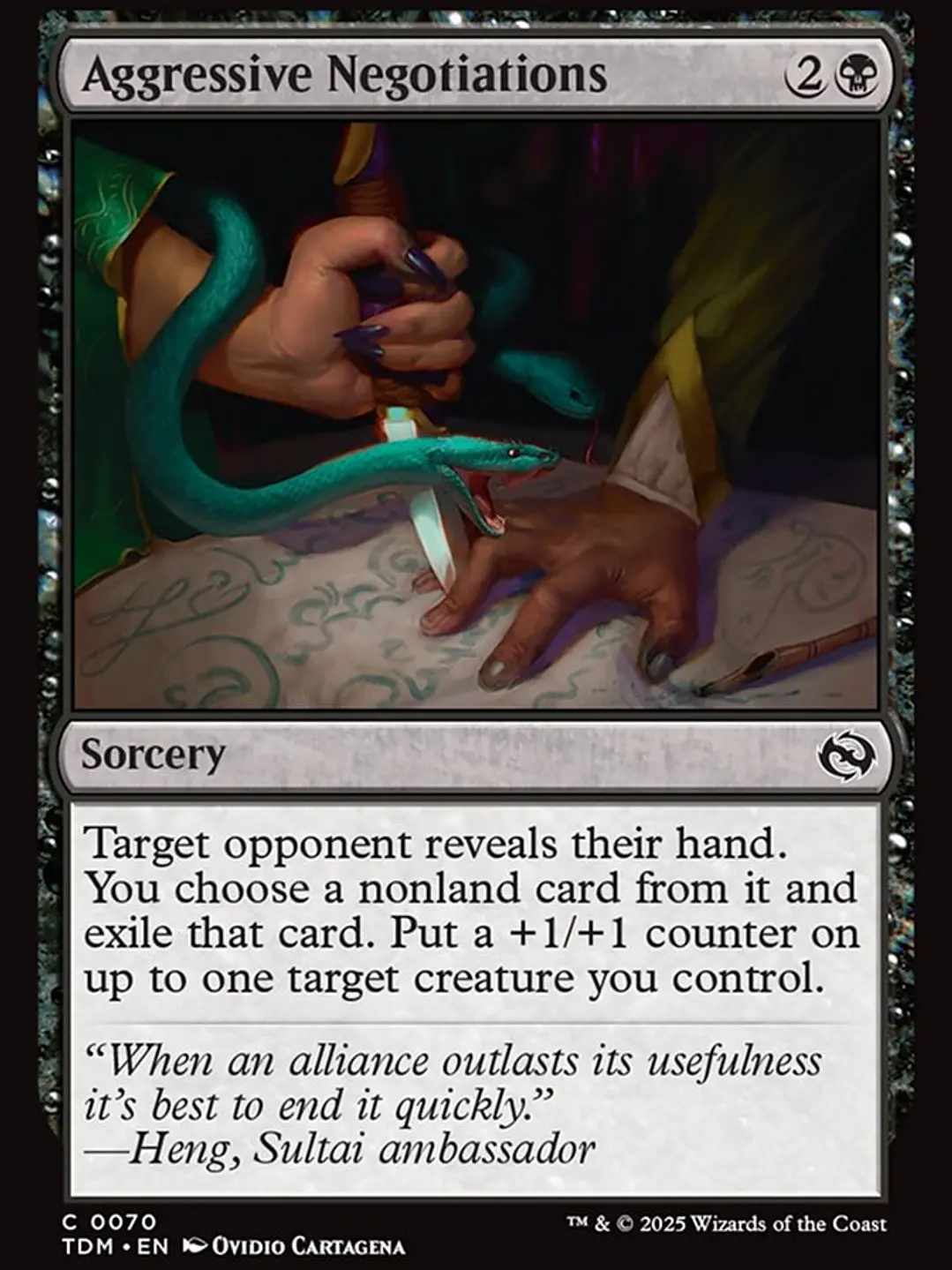 Aggressive Negotiations (Tarkir: Dragonstorm) 1