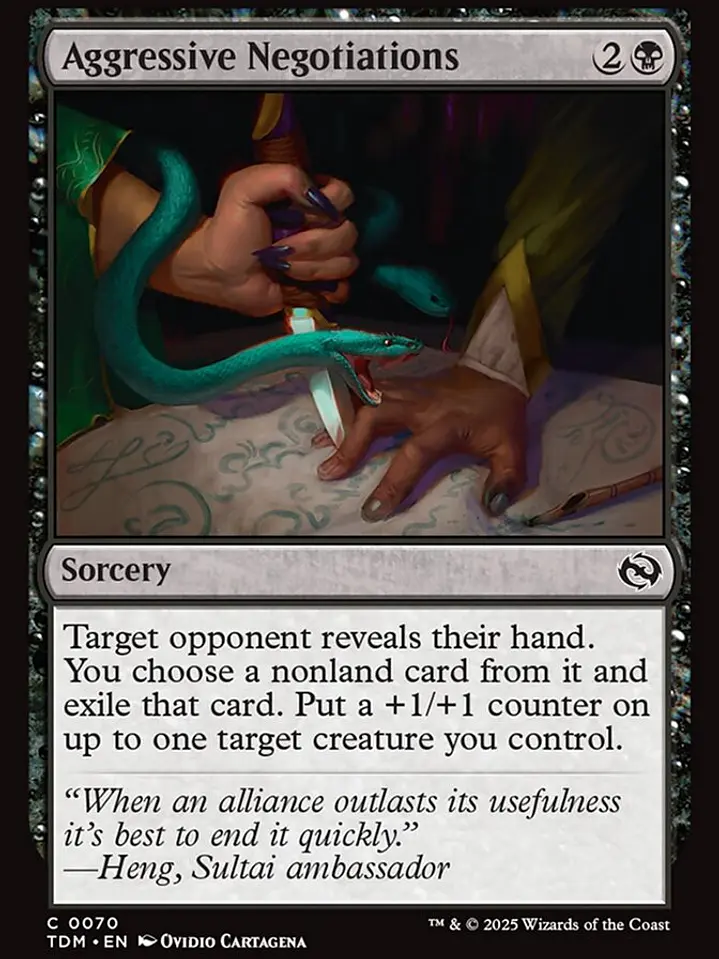 Aggressive Negotiations (Tarkir: Dragonstorm) 1