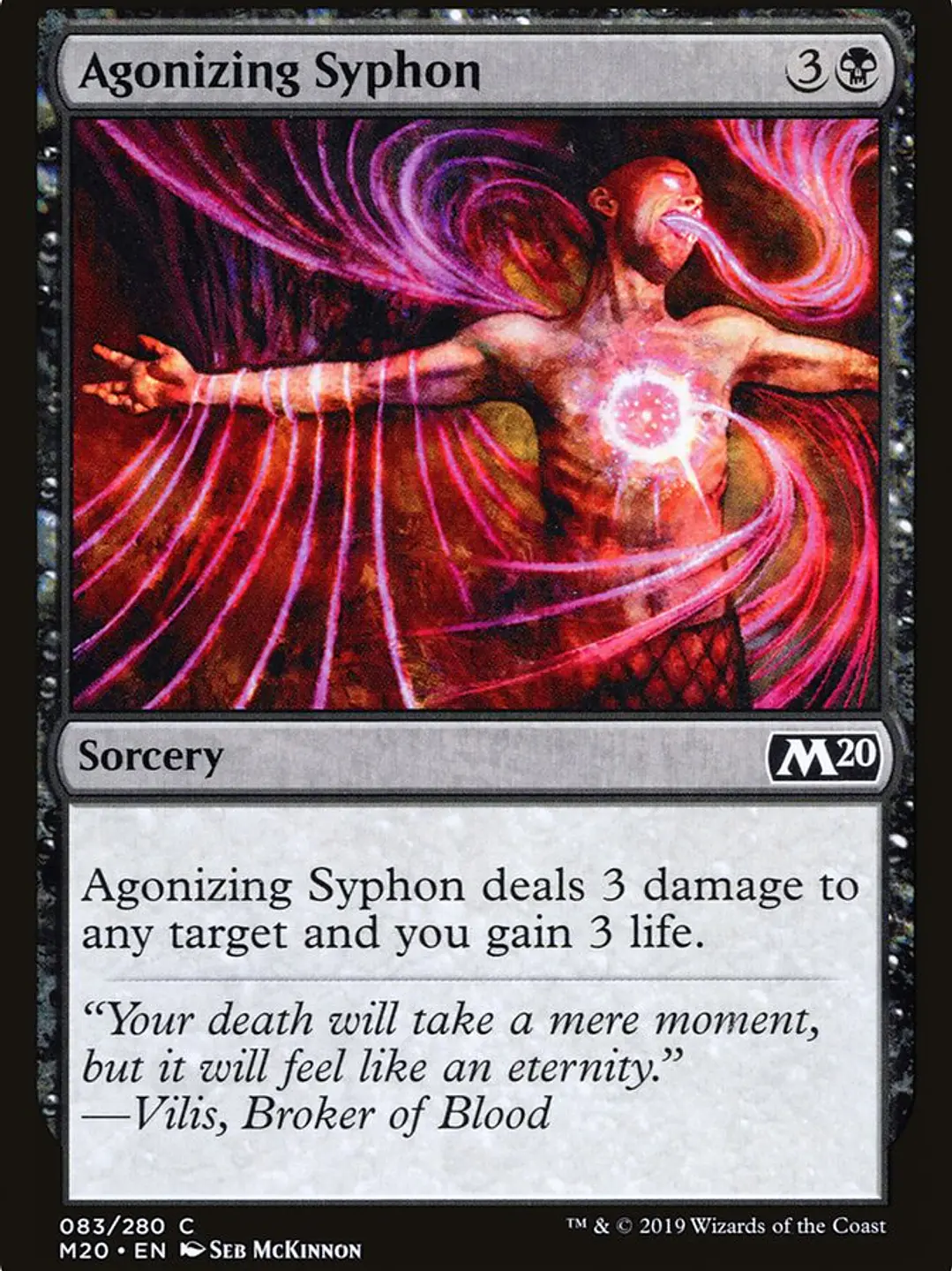 Agonizing Syphon (Core Set 2020) 1