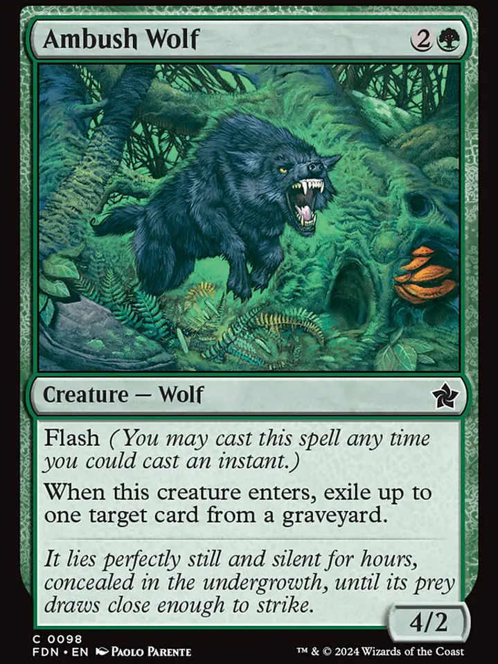Ambush Wolf (Foundations) 1