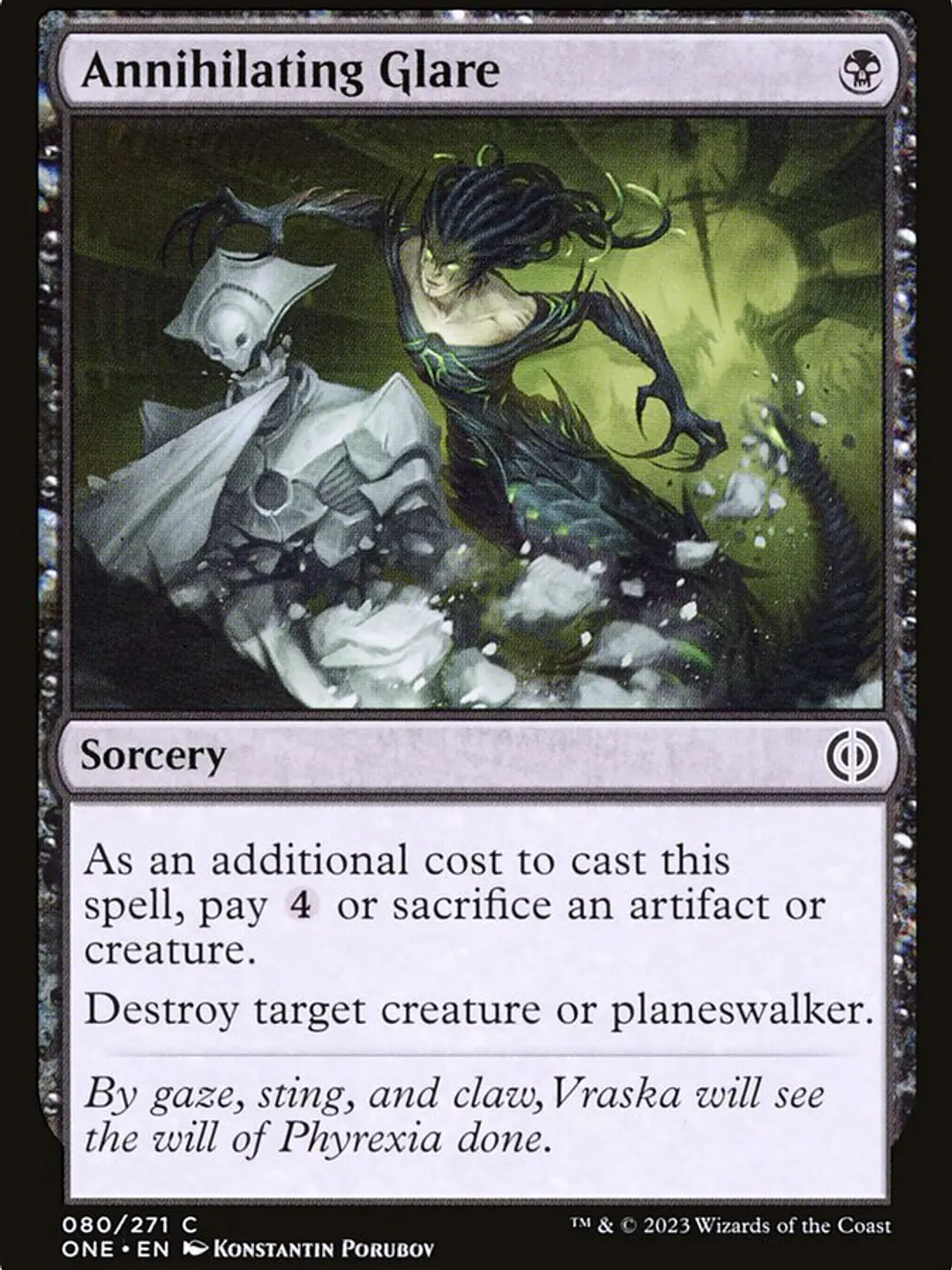 Annihilating Glare (Phyrexia: All Will Be One) 1