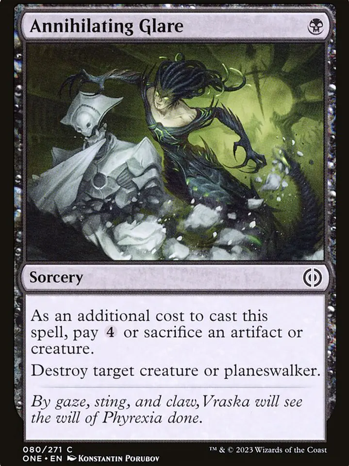 Annihilating Glare (Phyrexia: All Will Be One) 1