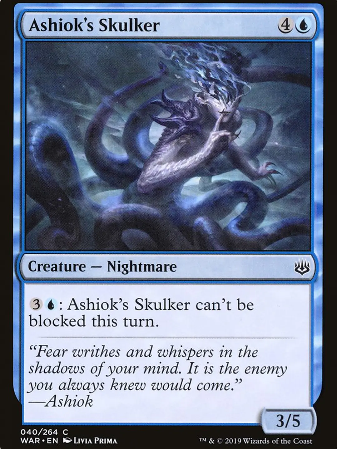 Ashiok's Skulker (War of the Spark) 1