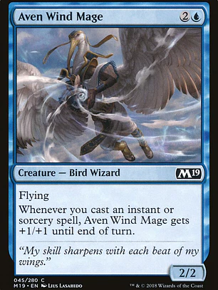 Aven Wind Mage (Core Set 2019)