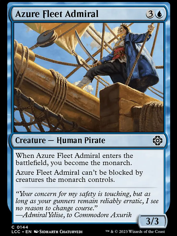 Azure Fleet Admiral (The Lost Caverns of Ixalan Commander) 1