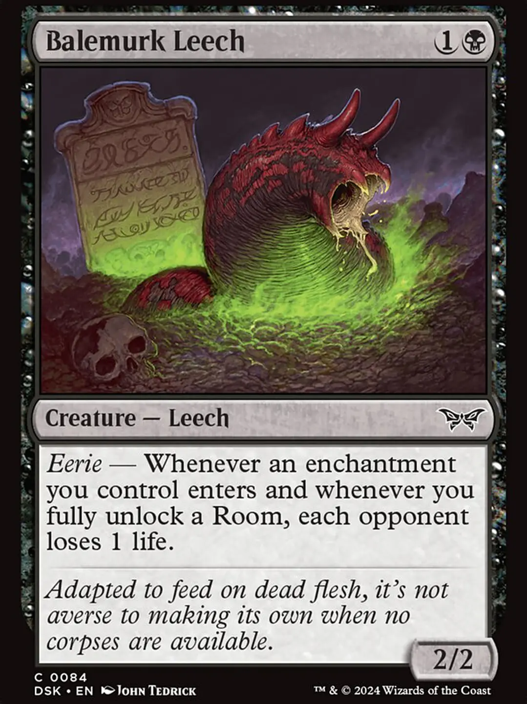 Balemurk Leech (Duskmourn: House of Horror) 1