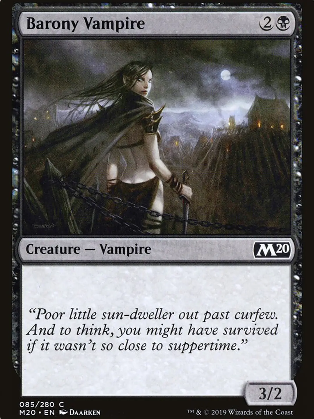 Barony Vampire (Core Set 2020) 1