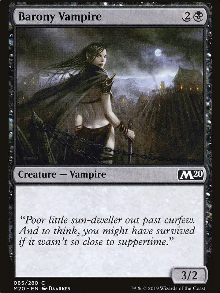 Barony Vampire (Core Set 2020) 1