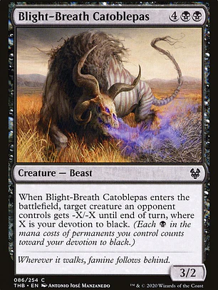 Blight-Breath Catoblepas (Theros Beyond Death)