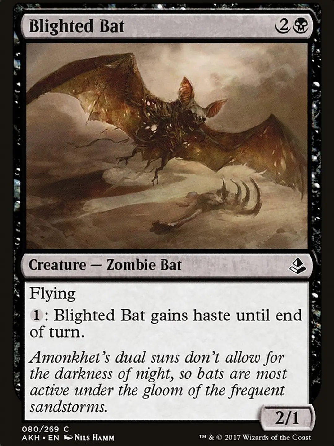 Blighted Bat (Amonkhet) 1