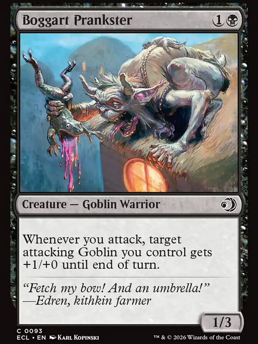 Boggart Prankster (Lorwyn Eclipsed) 1