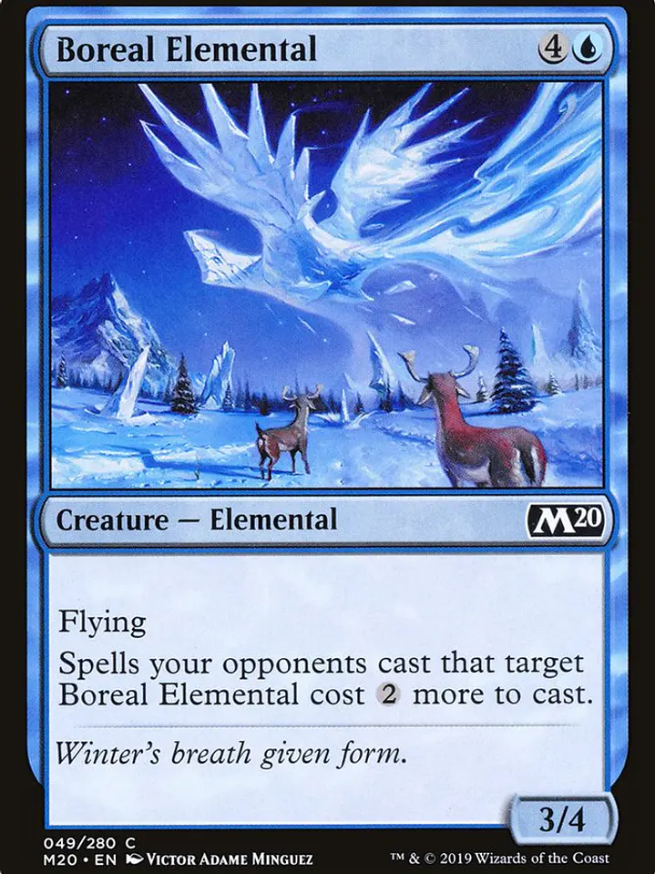 Boreal Elemental (Core Set 2020) 1