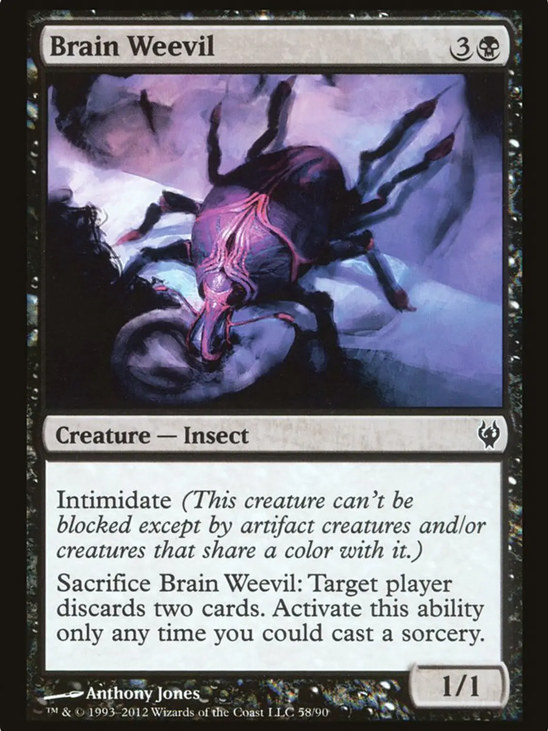 Brain Weevil (Duel Decks: Izzet vs. Golgari) 1