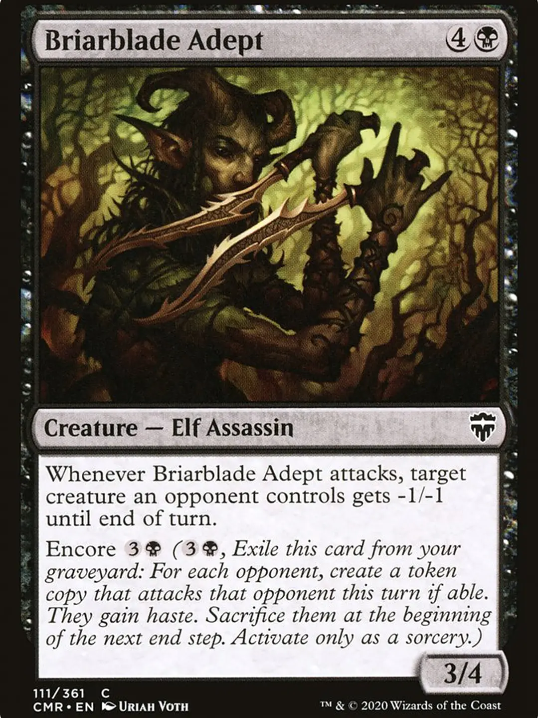 Briarblade Adept (Commander Legends) 1